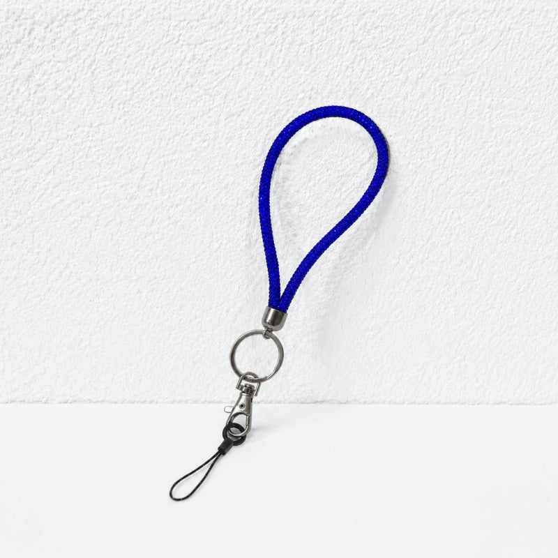 CouldNook Rhinestone Wrist Lanyard Strap - Keyring and Clasp