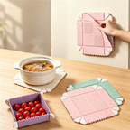 CouldNook Folding Trivet - Biscuit Edges and Magnetic Storage