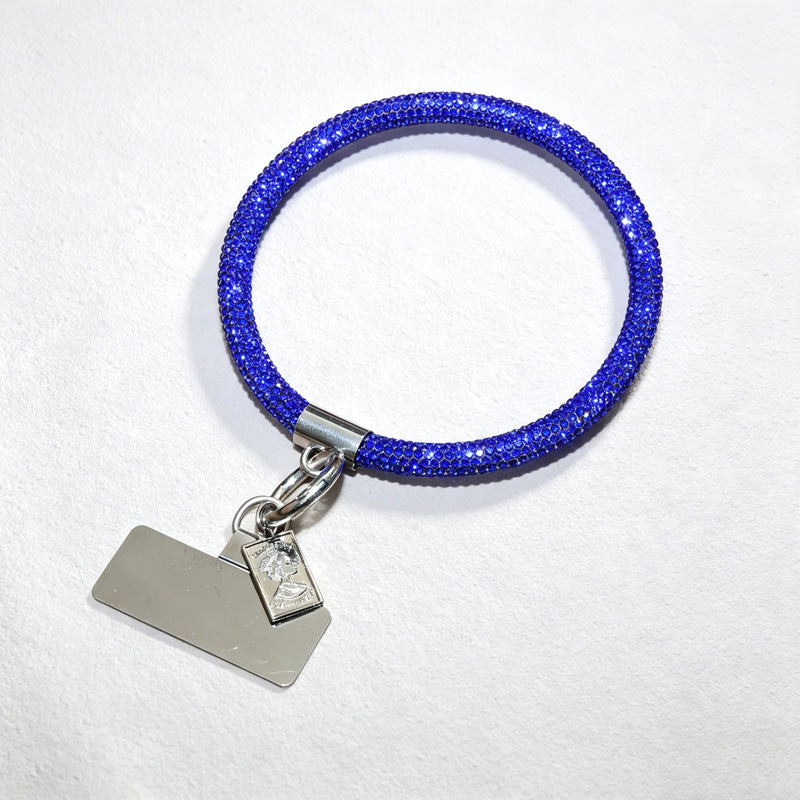 CouldNook Rhinestones Set Phone Strap with Rounded Links