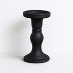 CouldNook Glass Pedestal Candle Holder - Tiered Stem And Separate Candle Options