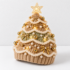 CouldNook Christmas Tree Crochet Hat Material Kit - Layered Branches