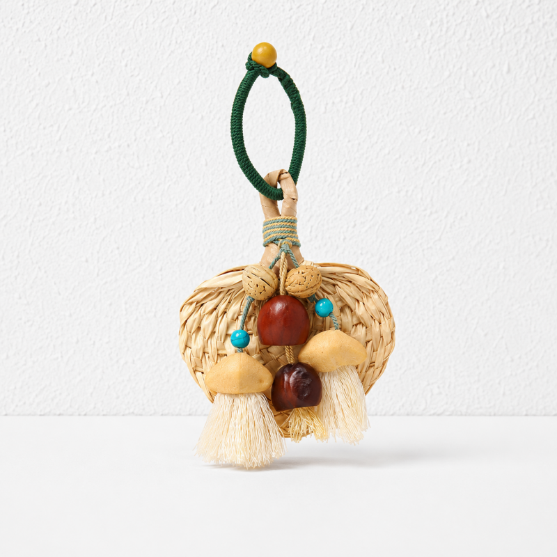 CouldNook Botanical Seed Bag Charm - Forest Nut Keychain