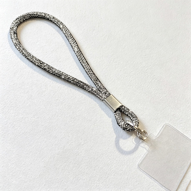 CouldNook Rhinestones Set Phone Strap with Figure-Eight Links