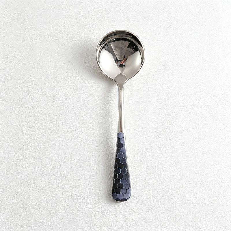 CouldNook Stainless Steel Dessert Spoon - Substantial Rounded Form