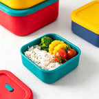 CouldNook Silicone Food Storage Container - Square Ventilated Lid