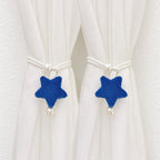 Star Curtain Tieback with Pearl-Like Bead Details
