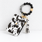 CouldNook Wristlet Card Wallet - Beaded Loop and Coordinating Tassel Detail