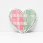CouldNook Heart Pattern Patch - Checks Florals and Color Options