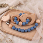 CouldNook Beaded Teether - Animal Shapes and Matching Clip Choices
