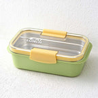CouldNook Rectangular Lunch Box - Steel Insert and Contrasting Lid Clips