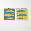 CouldNook Animal Jacquard Cotton Washcloth - Woven Characters And Contrasting Reverse