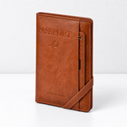 Passport Wallet - Embossed Cover and Interior Card Slots