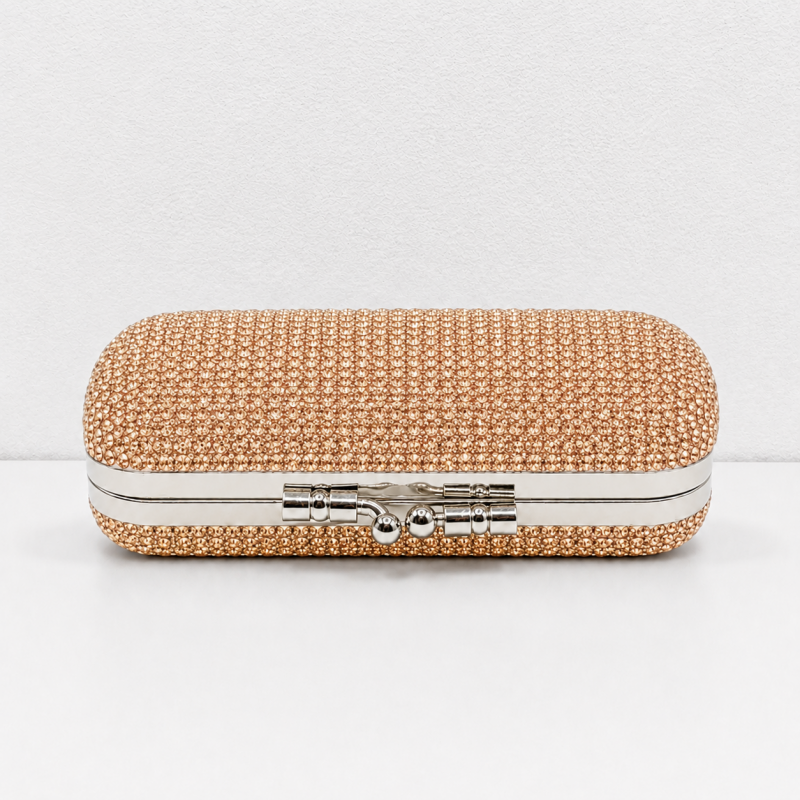 CouldNook Rhinestone Lipstick Case - Crystal Mirror Box