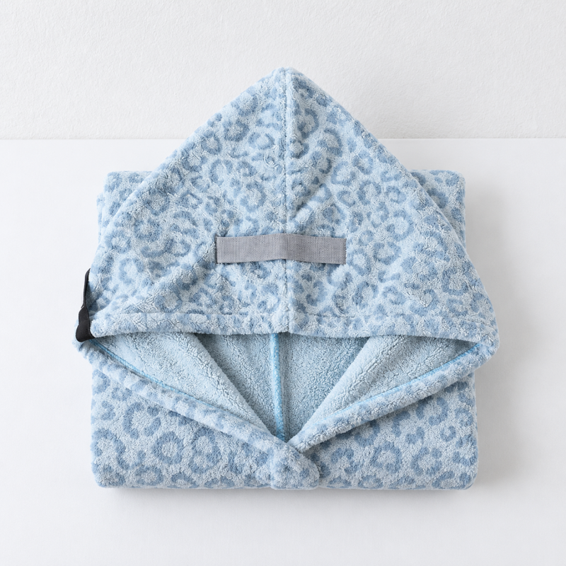 CouldNook Hair Drying Wrap - Wide-Tail Leopard Pattern