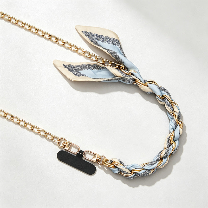CloudNook Detachable Scarf Phone Chain‑Crossbody Anti‑Lost Lanyard
