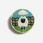 CouldNook Felt-Look Drink Coaster - Warm Table Accent