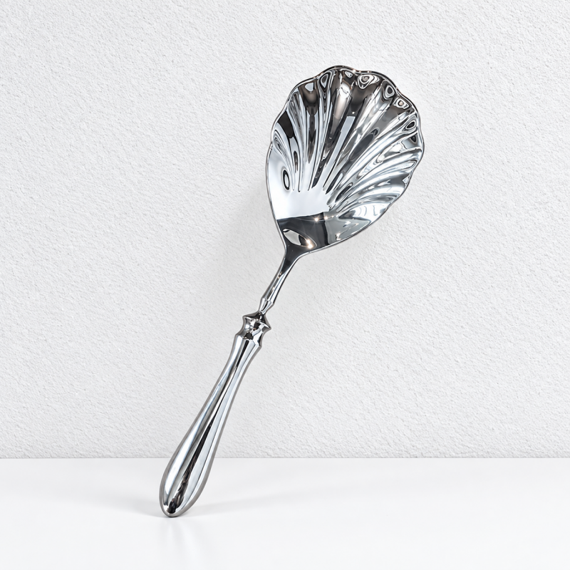 CouldNook Ornate Handle Flatware - Twisted Polished Collection Accent