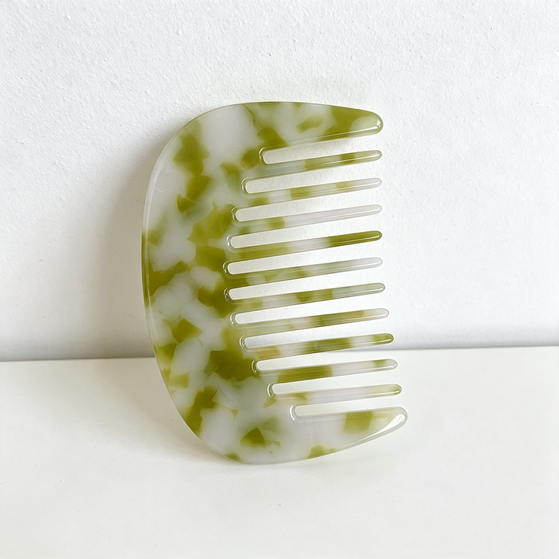 CouldNook Rounded Wide Tooth Hair Comb - Visible Tooth Profile
