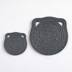 CouldNook Cat Ear Rope Table Mat - Round