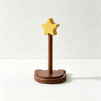 CouldNook Wooden Paper Towel Holder - Star and Apple Tops