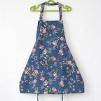 CouldNook Canvas Kitchen Apron - Patterned Adjustable Bib