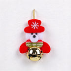 CouldNook Christmas Character Bell Ornament - Fabric Figures and Round Bells