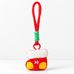 CouldNook Christmas Plush Charm - Festive Characters and Wrapped Cord Loops