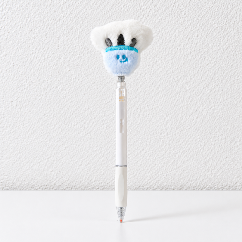 CouldNook Plush Gel Pen - Spring-Mounted Animal and Bakery Toppers