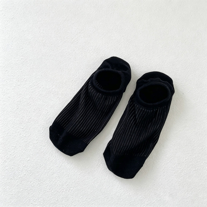 CouldNook Ribbed No-Show Socks-Low Ankle Profile