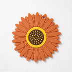 CouldNook Patterned Coaster - Sunflower Petals and Cherry Blossom Shapes