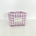 CouldNook Patterned Organizer Basket - Soft Open Shelf Storage