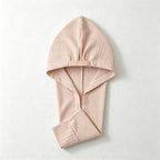 CouldNook Waffle Hair Towel Wrap - Hooded Drying Cap
