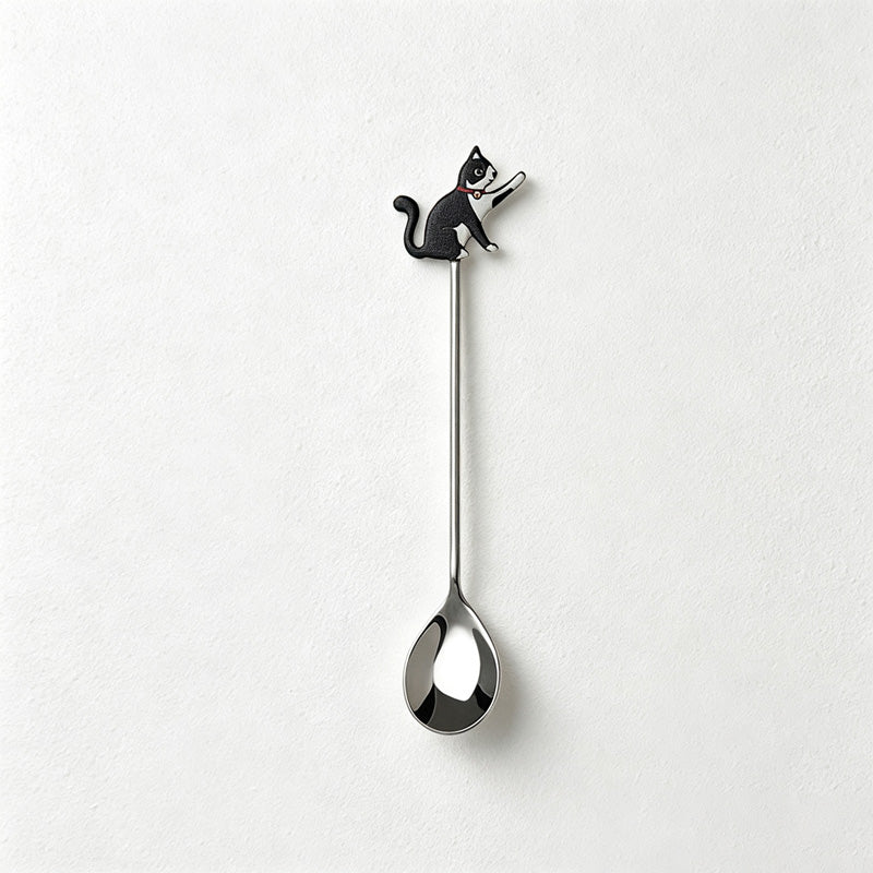 CouldNook Stainless Steel Serving Spoon - Sculpted Small Scale Design