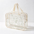 CouldNook Printed Clear Toiletry Bag - Ocean Or Leopard Patterns