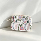 CouldNook Embroidered Double-Layer Pouch - Eight Botanical Designs Collection