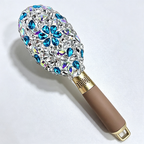 CouldNook Bling Rhinestone Hair Brush - Scalp Massage Paddle Comb