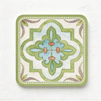 CouldNook Patterned Coaster - Rounded Square and Colorful Illustrated Surface Choices