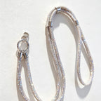 CouldNook Rhinestones Set Crossbody Phone Strap with Wide Stone-Set Line