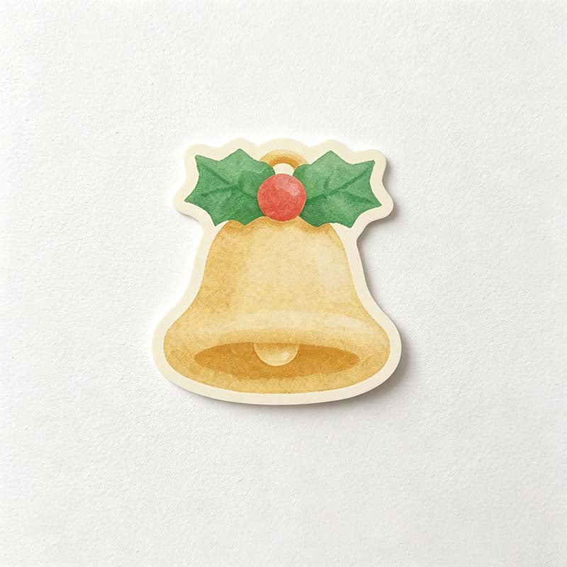 CouldNook Die-Cut Holiday Sticky Notes - Illustrated Characters and Festive Objects
