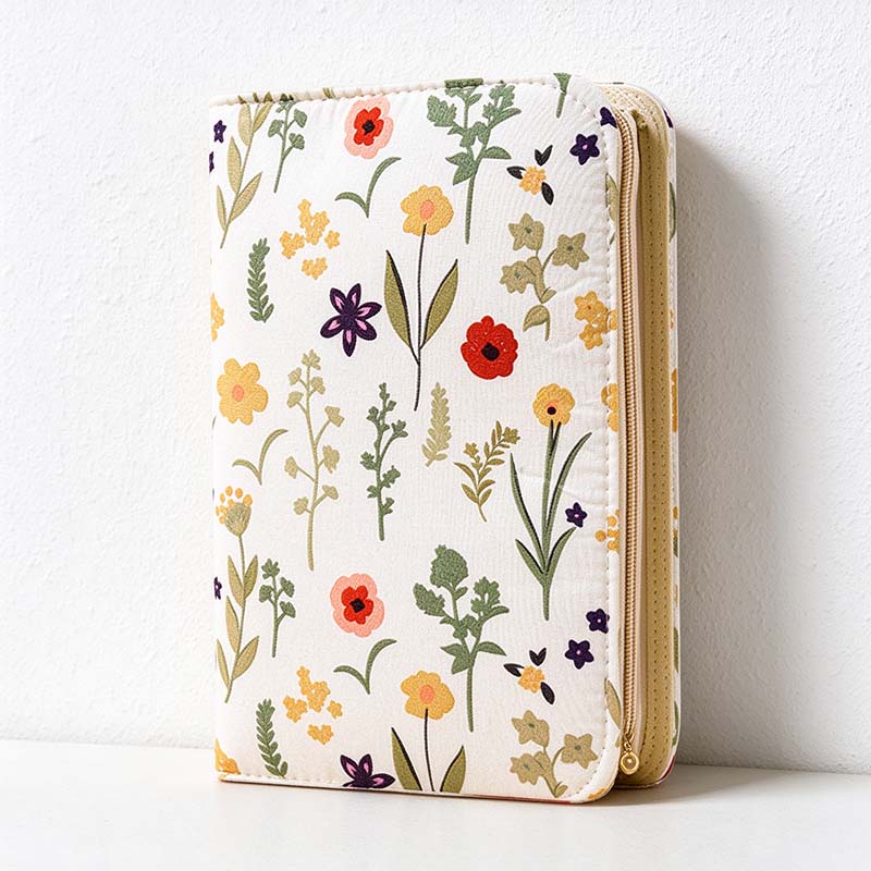 CouldNook Jewelry Organizer - Botanical Cover And Removable Pocket Pages