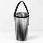 CouldNook Striped Insulated Cup Carrier - Zippered Lid