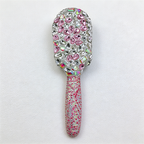 CloudNook Rhinestone Paddle Brush‑Air Cushion Hair Comb