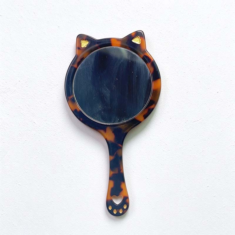 CouldNook Cat Ear Hand Mirror - Paw Detail Handle