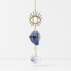 CouldNook Stone Crystal Suncatcher Ornament - Celestial Metal Frames
