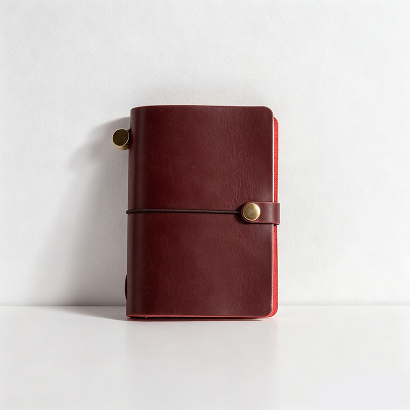 CouldNook Mini Vintage Embossed Carved - Leather Traveler’s Notebook