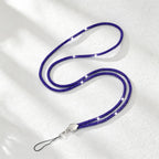 CouldNook Rhinestones Set Crossbody Phone Strap with Heart-Shaped Links