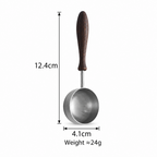 Measuring Scoop - Rounded Steel Bowl and Tapered Handle