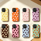 CouldNook iPhone 17 Series 2-in-1 Colorful Polka Dot Phone Case - Playful Pattern Cover