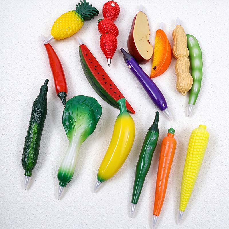 CouldNook Fruit And Vegetable Ballpoint Pen - Sculpted Shape And Magnet