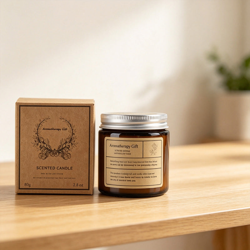 CouldNook Sicilian Tomato Scent Amber Glass Candle - Soft Home Detail
